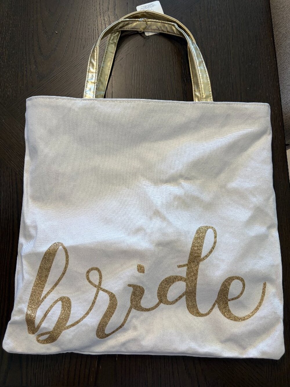 Reversible Totebag "Bride" and "Mrs."